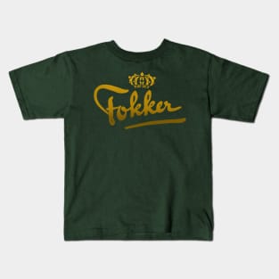 Fokker Aircraft Kids T-Shirt